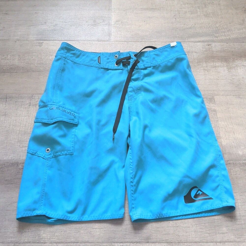 Boy’s Quicksilver Everyday Blue Boardshorts Sz 28 EUC